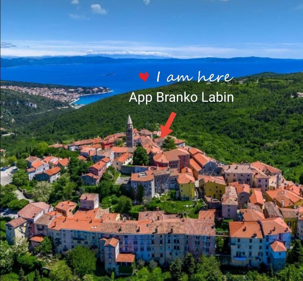 Apartment Branko With Terrace, Old Town Labin Labin  Buitenkant foto